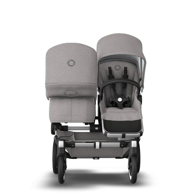 US - D2D stroller bundle aluminum, mineral light grey - Main Image Slide 2 of 4