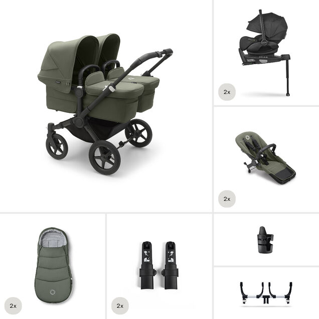 Bugaboo Donkey 5 Twin Komplette Kinderwagen-Sets - Main Image Slide 1 of 8