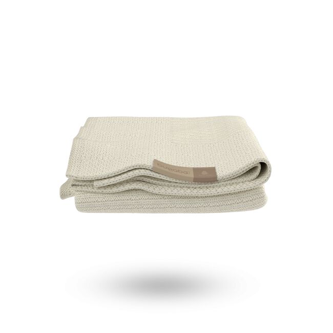 Refurbished Bugaboo Soft Wool Blanket OFF WHITE MELANGE - Main Image Slide 1 of 9