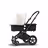 Bugaboo Cameleon 3 Plus seat and bassinet stroller fresh white sun canopy, black fabrics, black base - Thumbnail Slide 2 of 9
