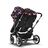 Bugaboo Donkey 5 twin stroller graphite base, midnight black fabrics, animal explorer red/blue sun canopy - Thumbnail Slide 3 of 12