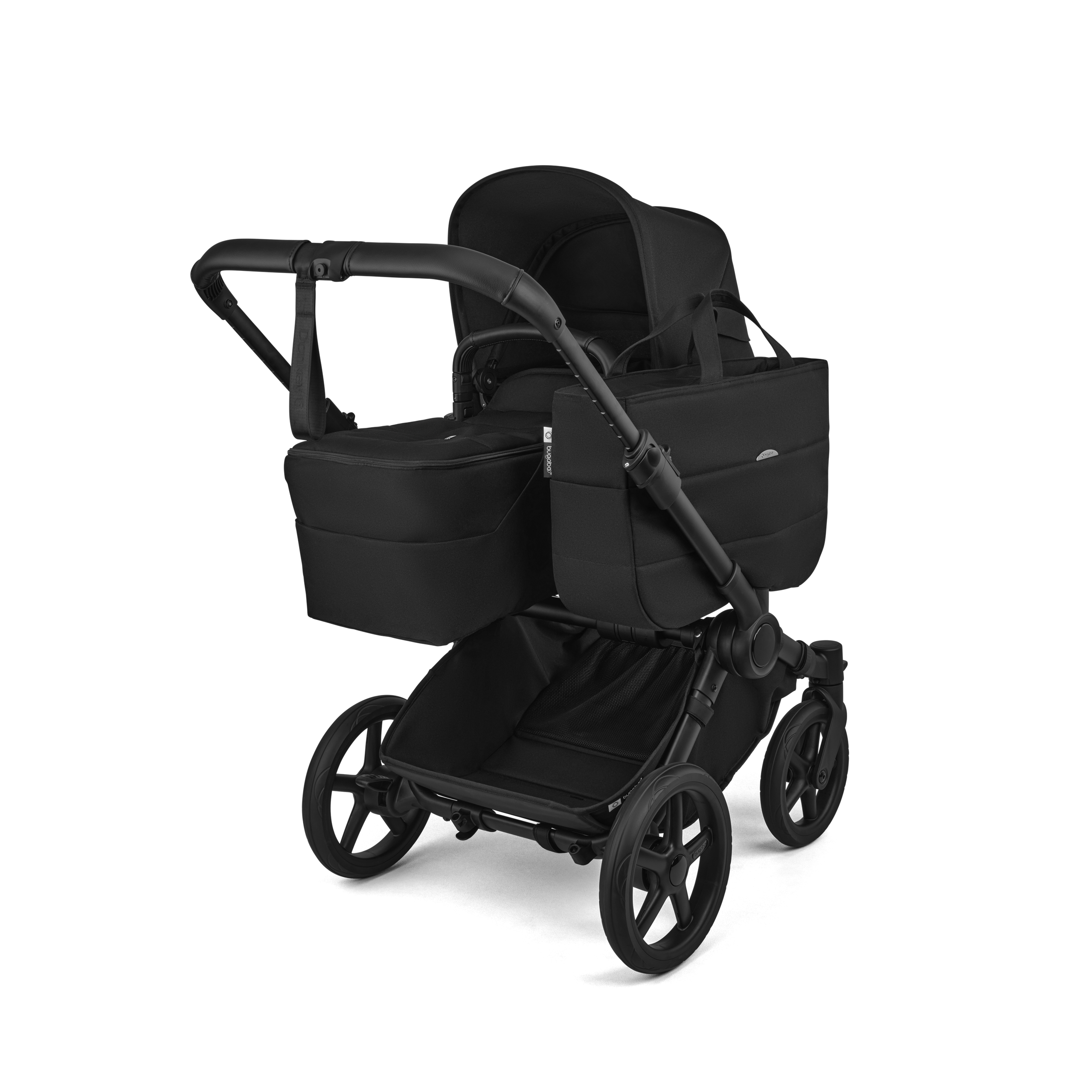 Bugaboo Donkey 6 side luggage bag HERITAGE BLACK - Thumbnail Slide 2 of 4