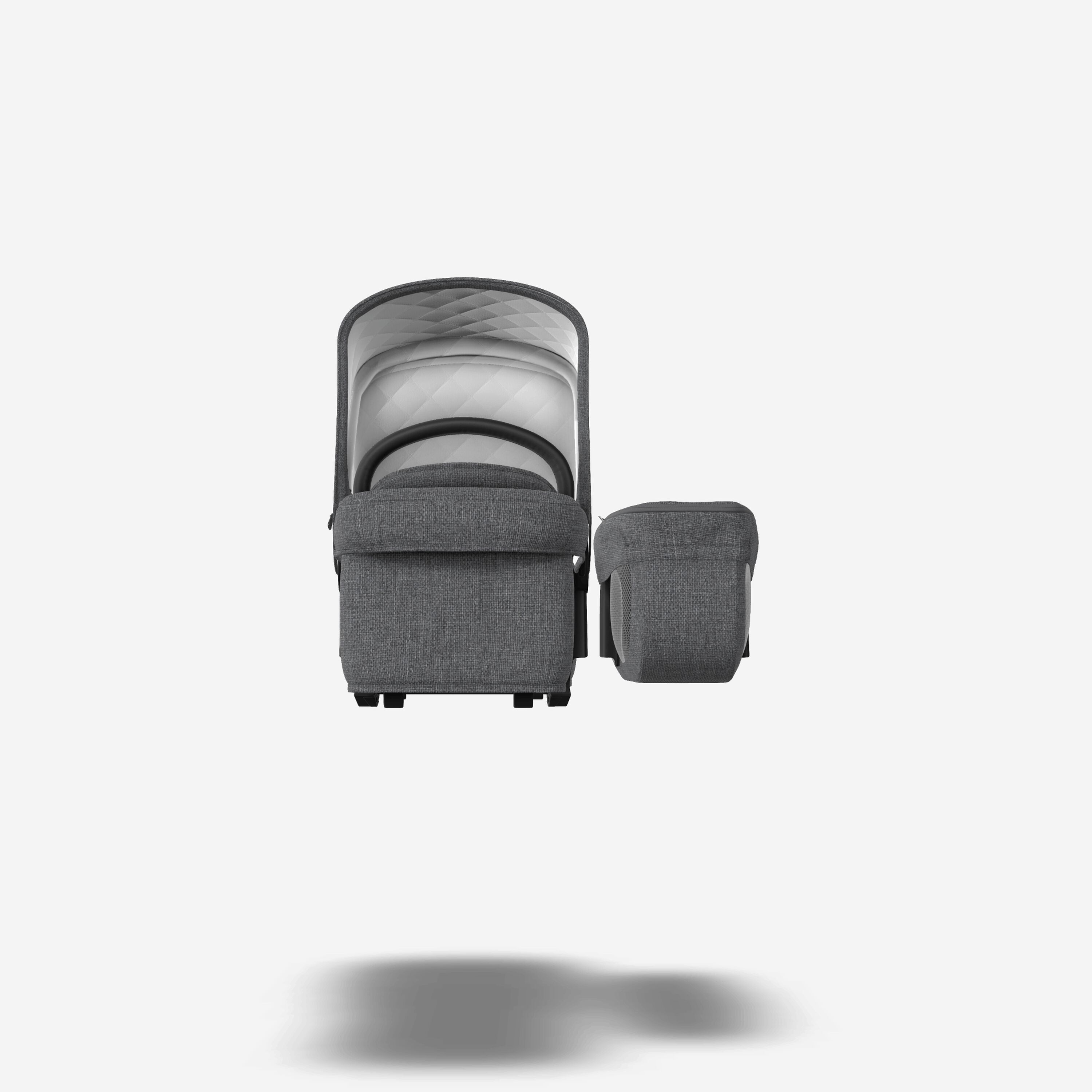 Bugaboo Donkey2 Classic style set complete CA GREY MELANGE - Main Modal Image Slide 2 of 6