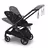 Bugaboo Dragonfly Plus seat stroller black base, desert taupe fabrics, misty white sun canopy - Thumbnail Slide 7 of 10