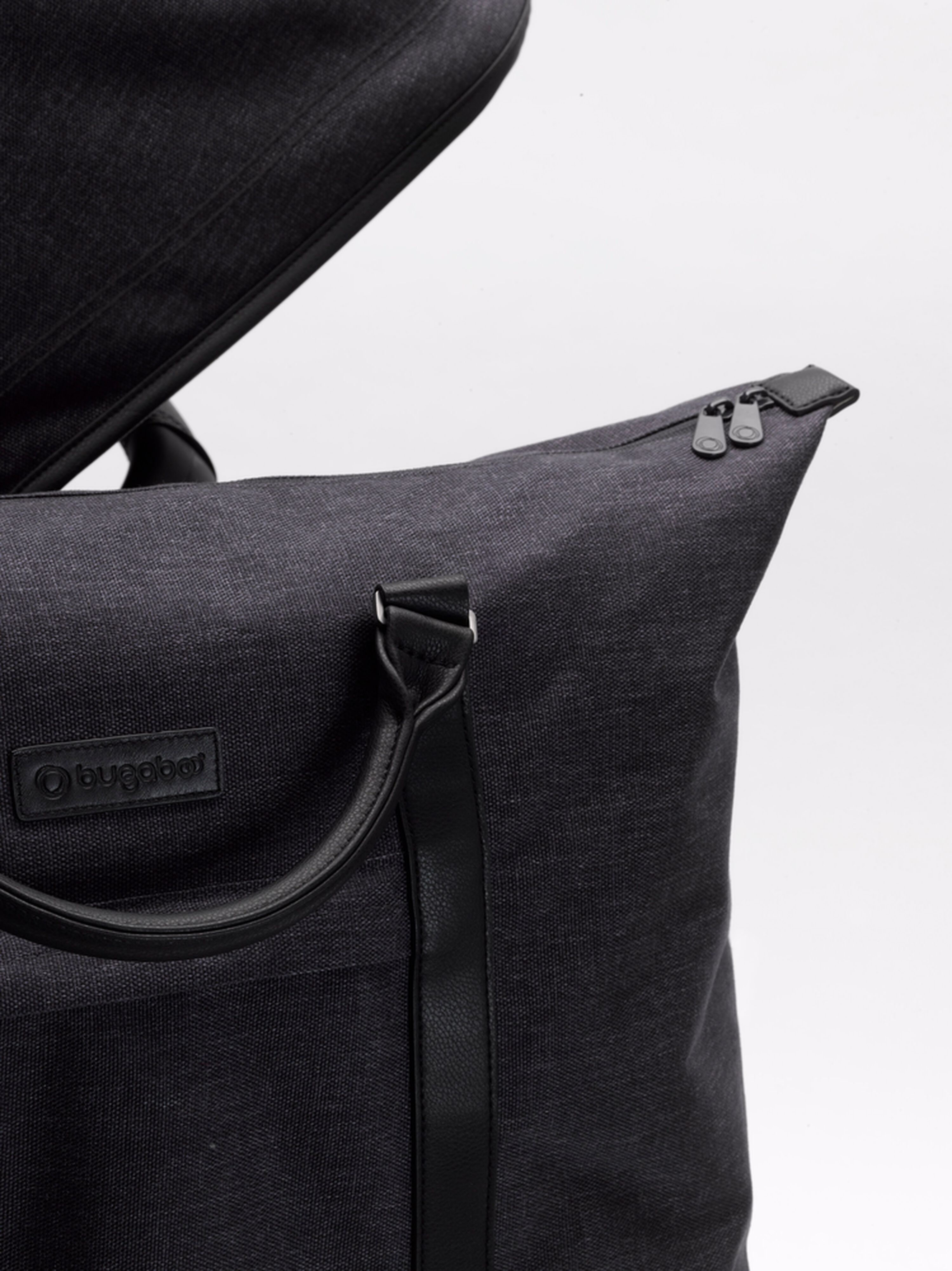Bugaboo Donkey 3 Mono seat and carrycot pushchair mineral washed black sun canopy, mineral washed black fabrics, black base - Main Modal Image Slide 4 of 7