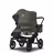 Bugaboo Donkey 5 Duo double stroller black base, forest green fabrics, forest green sun canopy - Thumbnail Slide 3 of 11