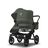 Bugaboo Donkey 5 Duo double stroller black base, forest green fabrics, forest green sun canopy - Thumbnail Slide 3 of 11