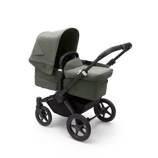 Refurbished Bugaboo Donkey 5 Mono complete UK BLACK/FOREST GREEN-FOREST GREEN - Main Image Slide 2 of 6