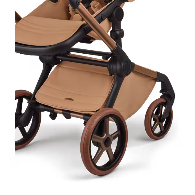 Bugaboo x Stella McCartney Fox 5 Renew 2-in-1 stroller tobacco brown base, tobacco brown fabrics, tobacco brown sun canopy - Main Image Slide 5 of 13