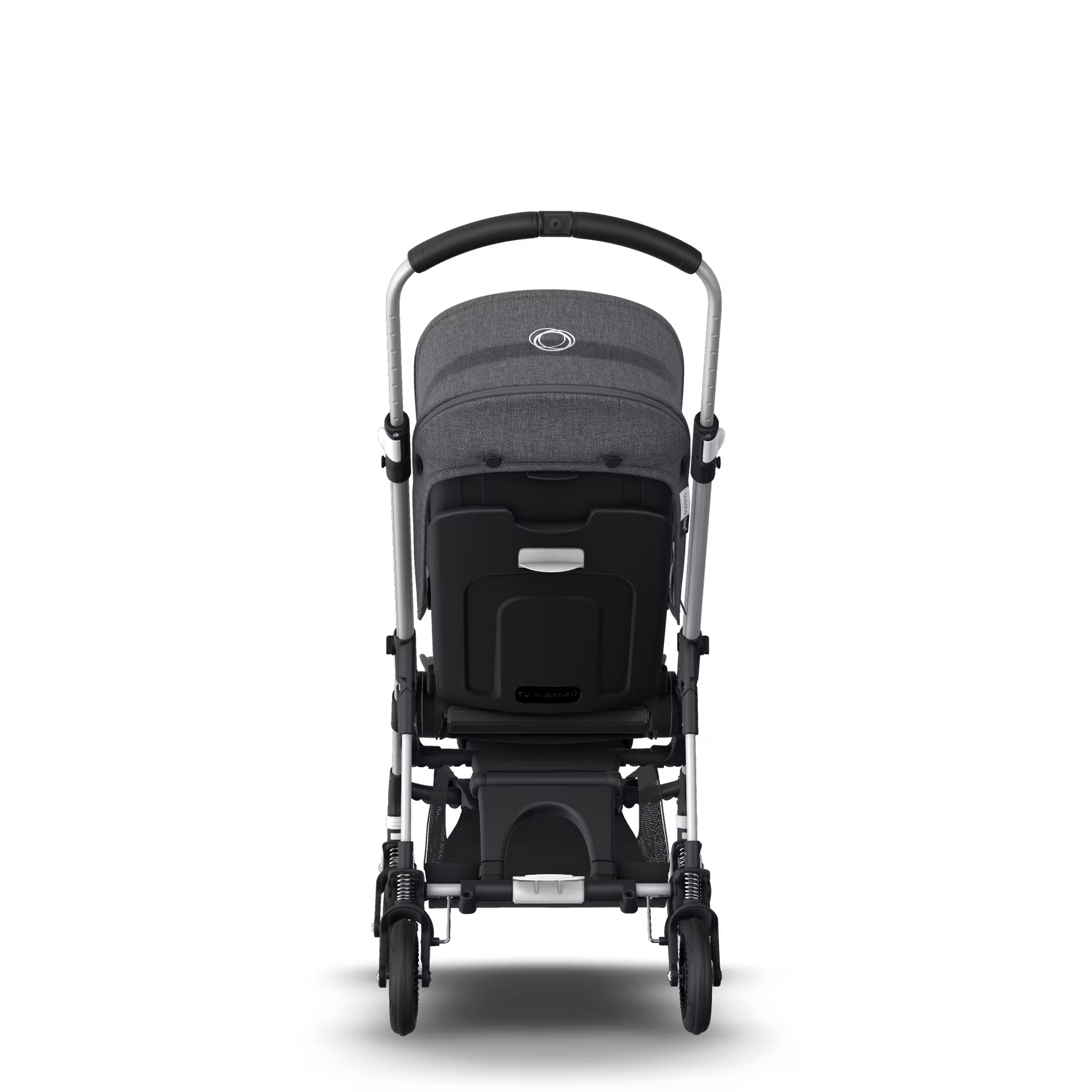 Bugaboo Bee 5 travel system grey melange sun canopy, grey melange fabrics, aluminium base - Main Modal Image Slide 8 of 18