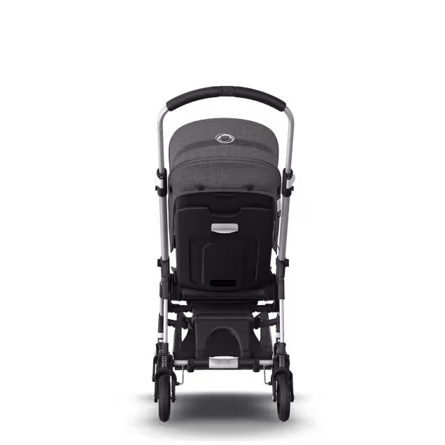 Bugaboo Bee 5 travel system grey melange sun canopy, grey melange fabrics, aluminium base - Main Image Slide 8 of 18