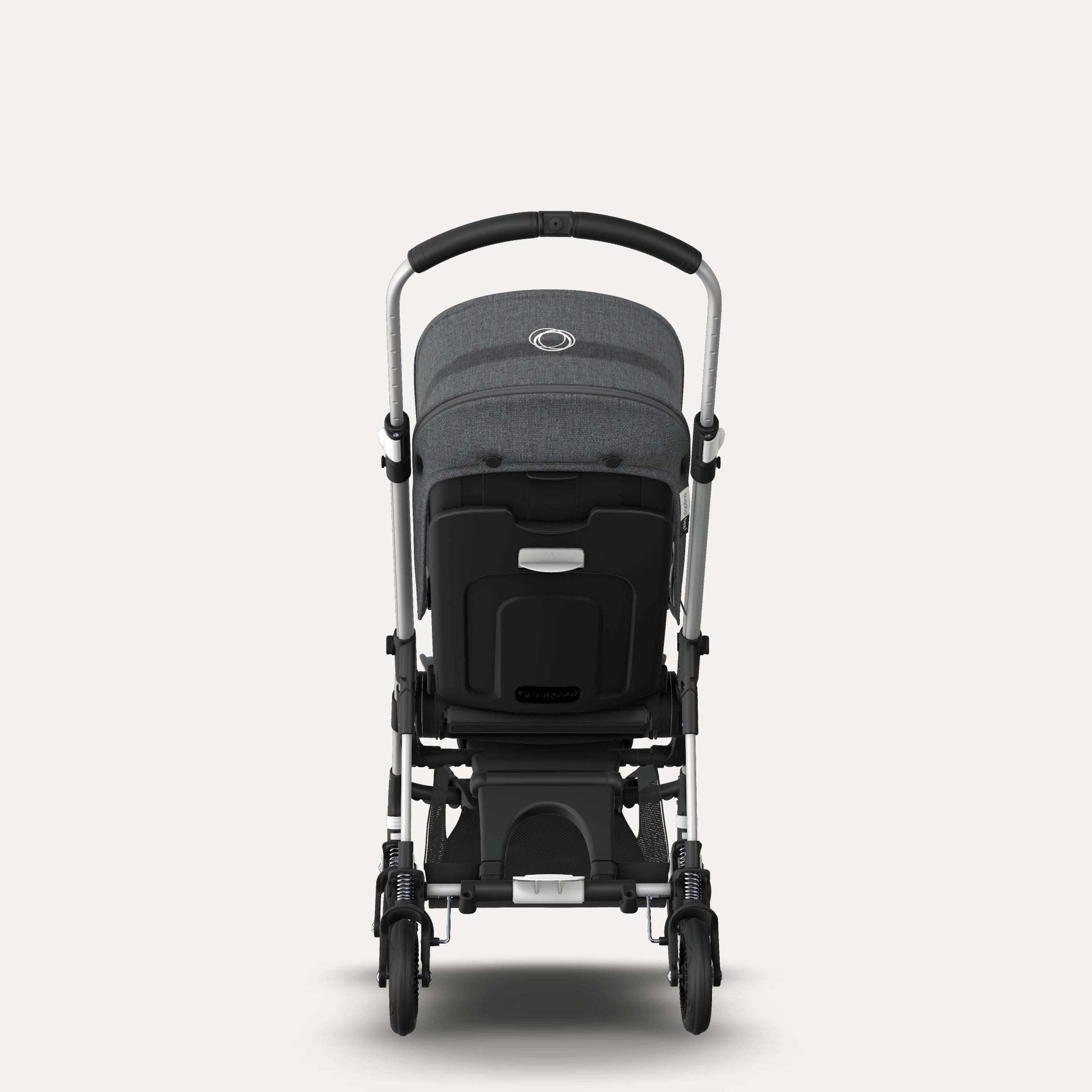 Bugaboo Bee 5 travel system grey melange sun canopy, grey melange fabrics, aluminium base - Main Modal Image Slide 8 of 18