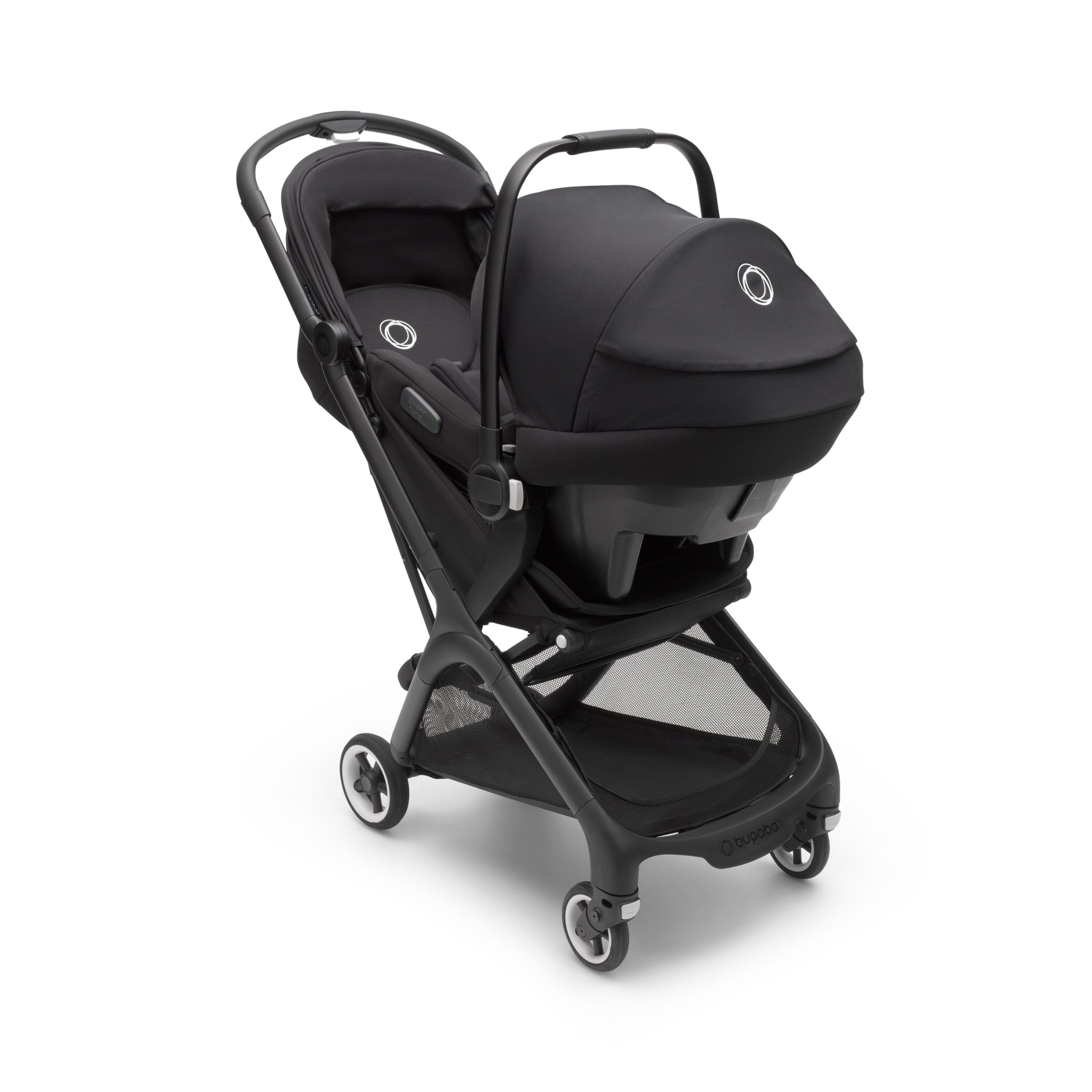 Bugaboo Butterfly Complete Stroller - Midnight Black / Stormy Blue