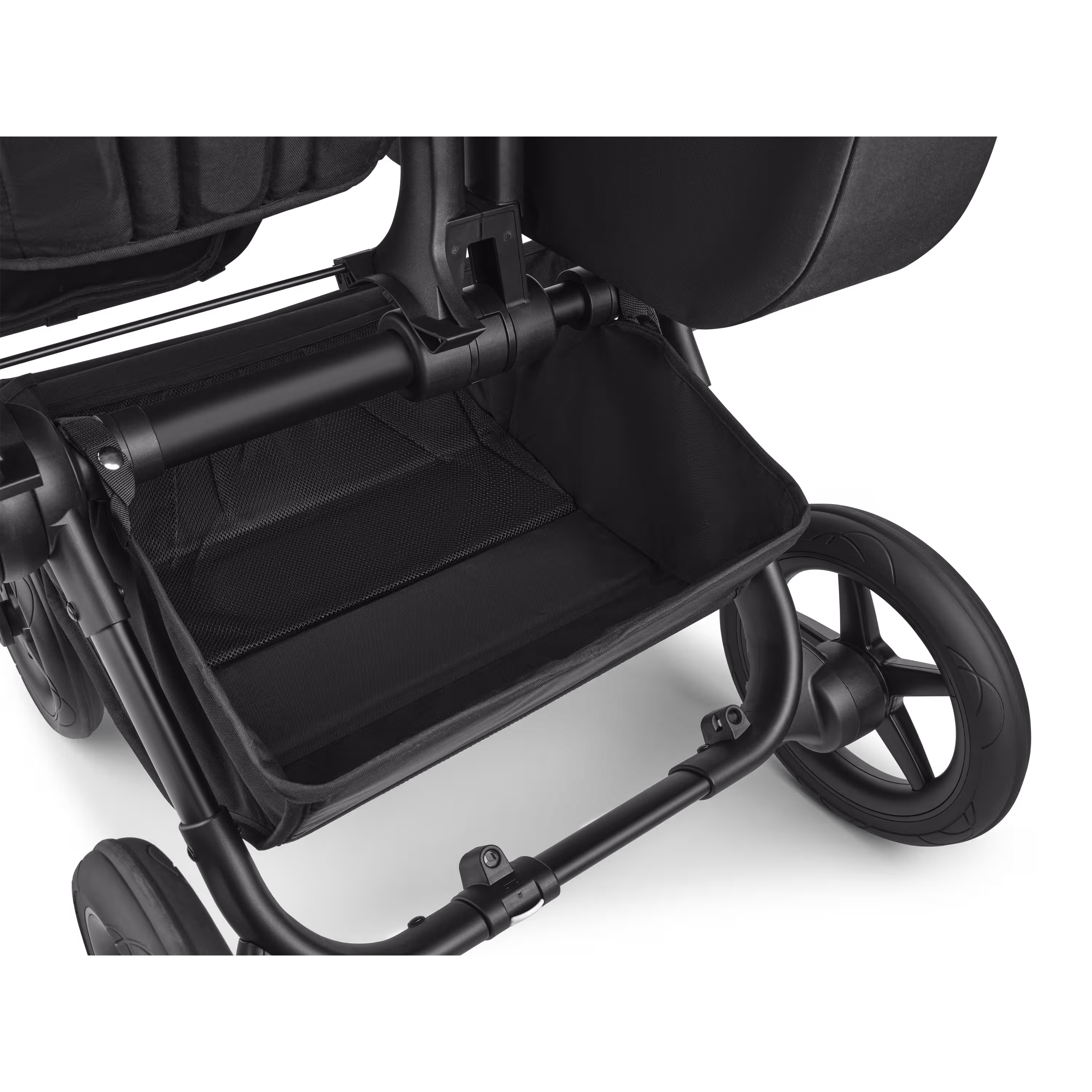 Bugaboo Donkey 5 Mono 2-in-1 stroller graphite base, stormy blue fabrics, stormy blue sun canopy - Main Modal Image Slide 6 of 12