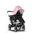 Bugaboo Donkey 3 Mono seat and bassinet stroller soft pink sun canopy, black fabrics, aluminium base - Thumbnail Slide 5 of 10