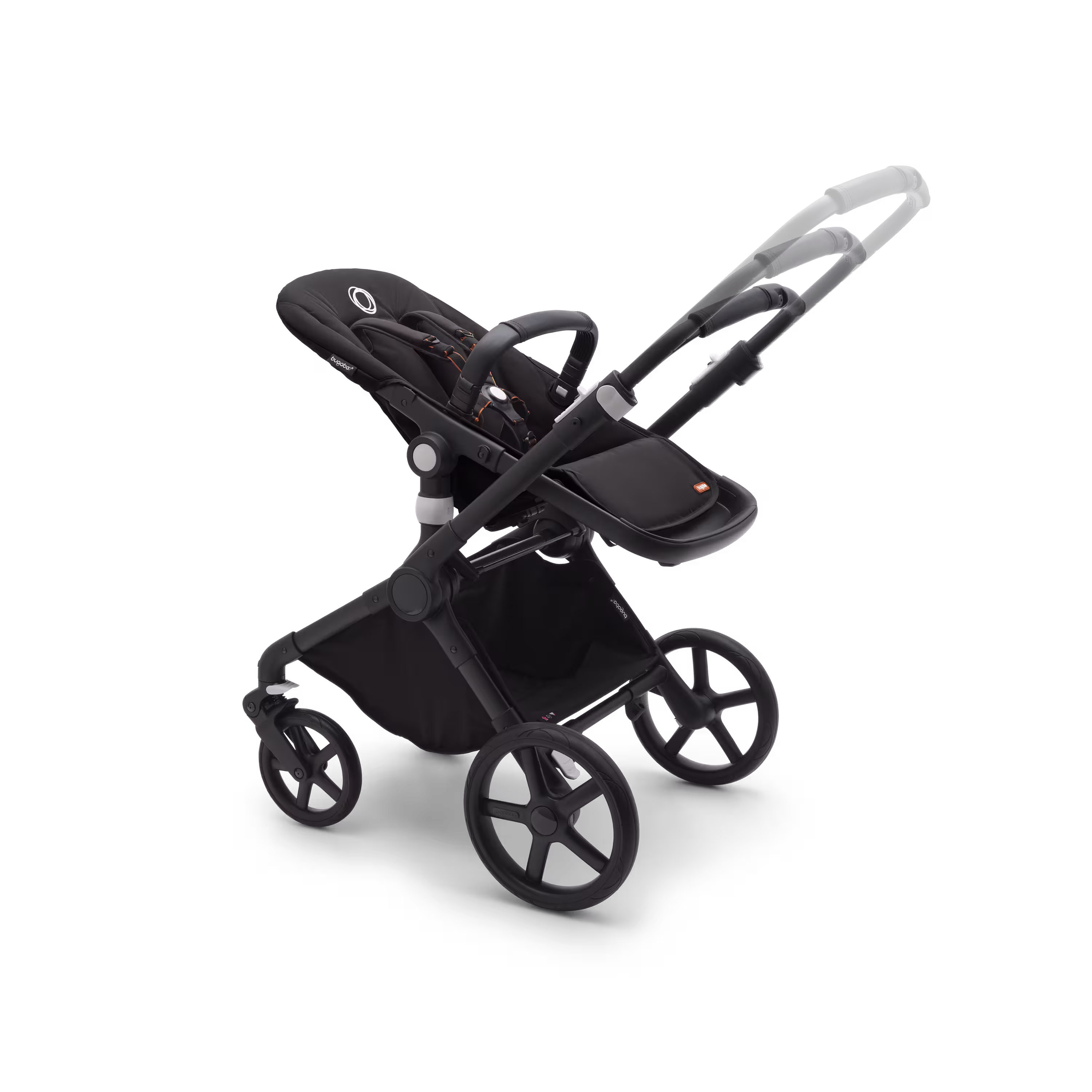 Bugaboo Fox Cub 2-in-1 stroller black base, forest green fabrics, forest green sun canopy - Main Modal Image Slide 5 of 12