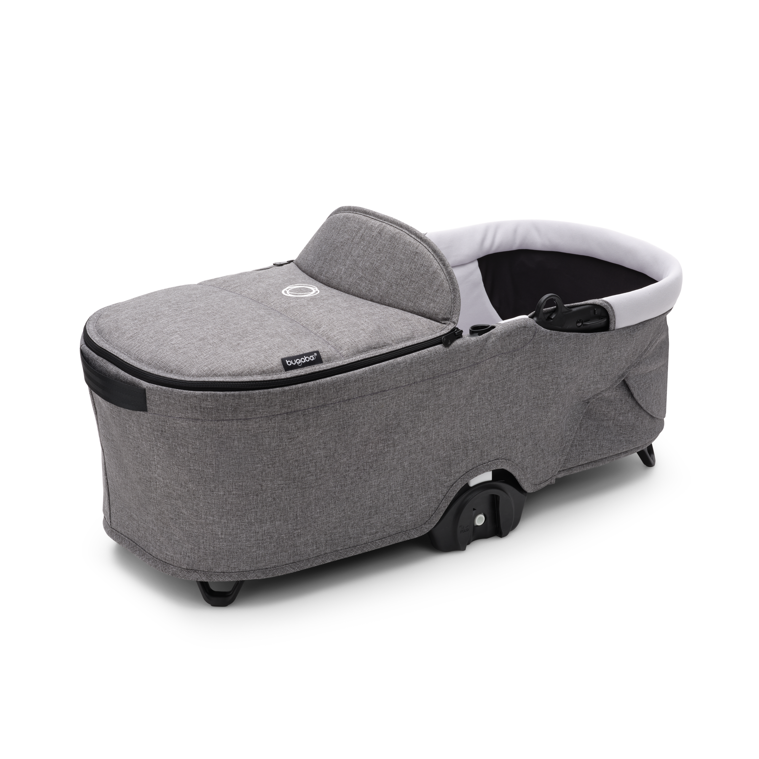 Refurbished Bugaboo Dragonfly bassinet fabric set GREY MELANGE - Thumbnail Slide 2 of 2