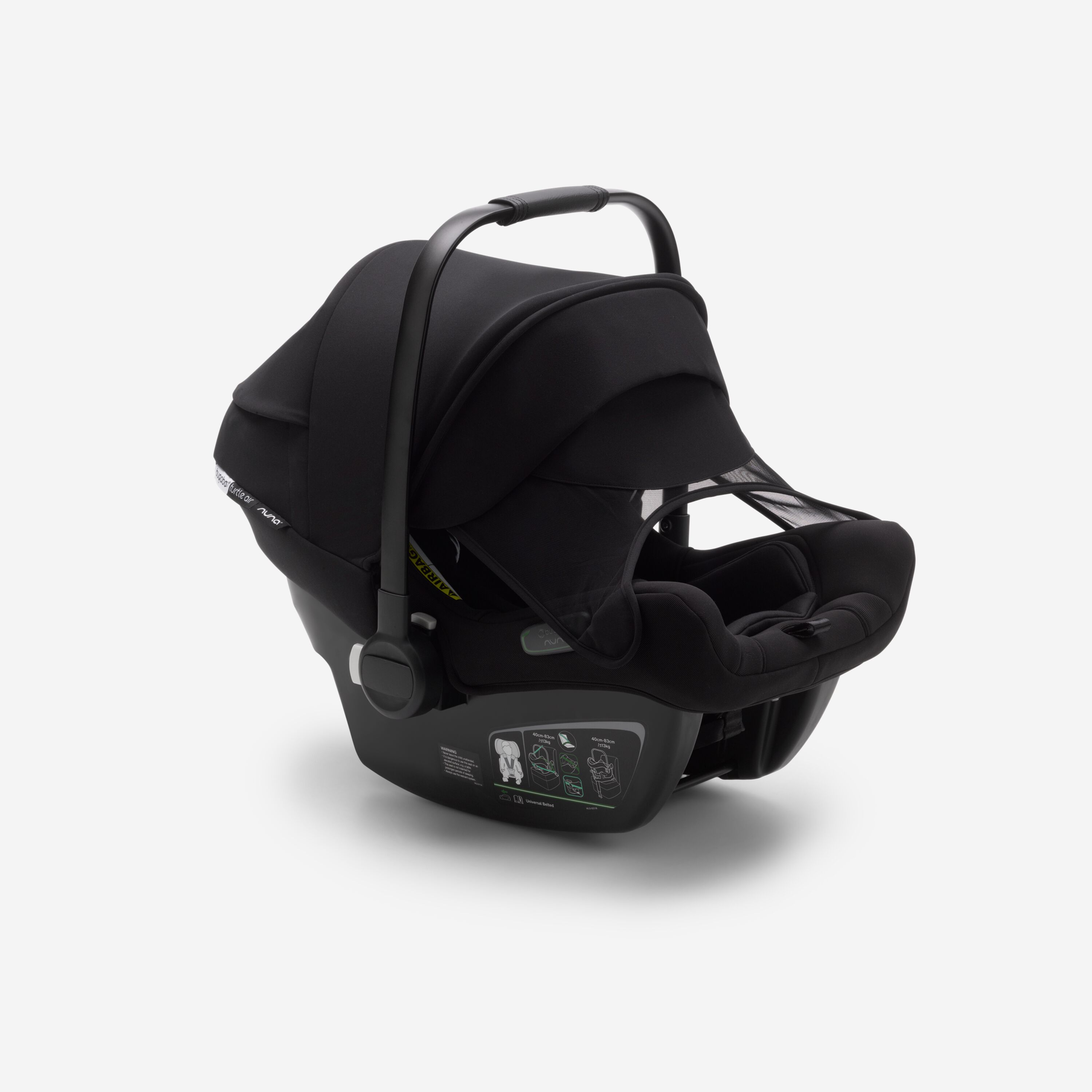 Bugaboo Turtle air by Nuna car seat BLACK - Main Modal Image Slide 7 of 13