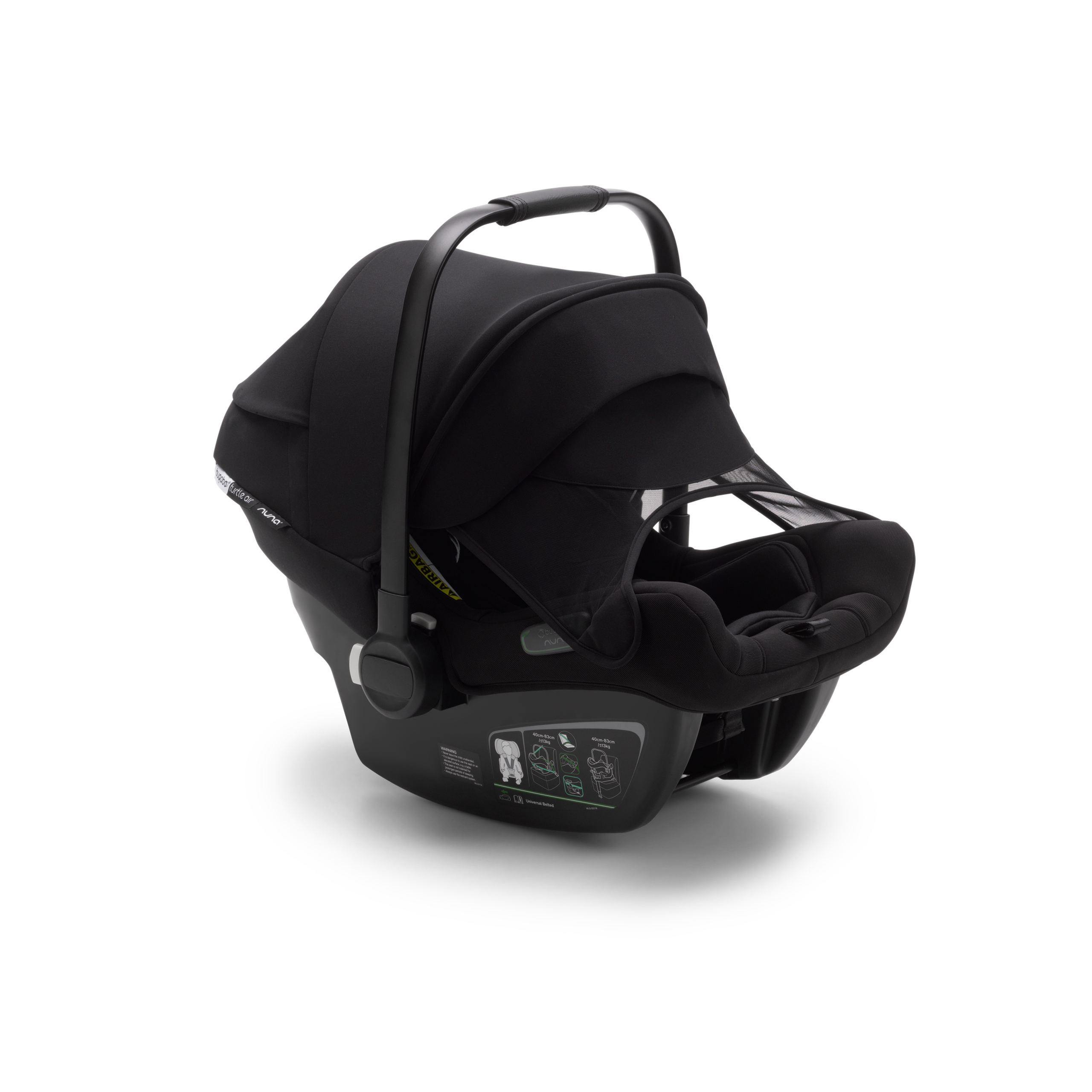 Bugaboo Turtle air by Nuna car seat BLACK - Thumbnail Slide 7 of 13