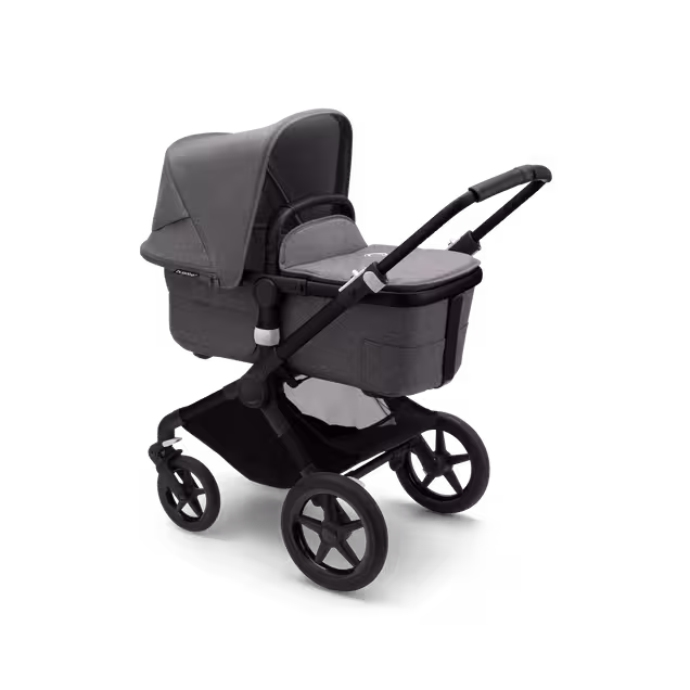 Refurbished Bugaboo Fox 3 complete BLACK/GREY MELANGE-GREY MELANGE - Main Image Slide 2 of 5