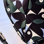 Refurbished Bugaboo Fox 3 sun canopy Animal Explorer GREEN/ LIGHT BLUE - Thumbnail Slide 5 of 7