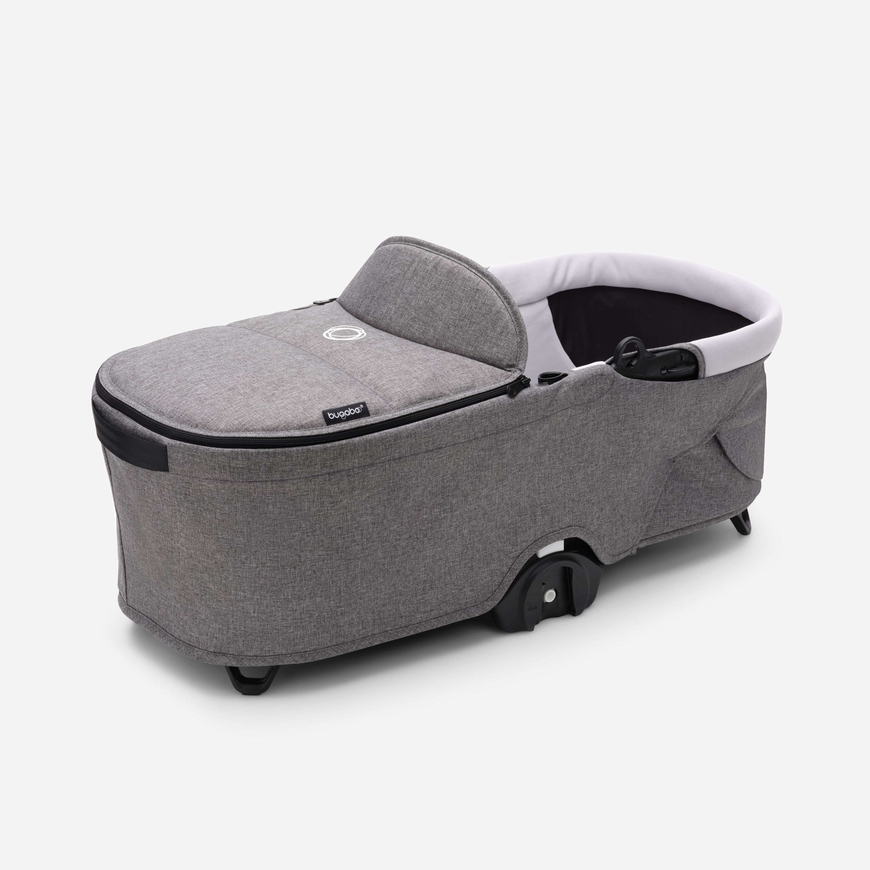 Bugaboo Dragonfly bassinet fabric set GREY MELANGE - Main Modal Image Slide 3 of 4