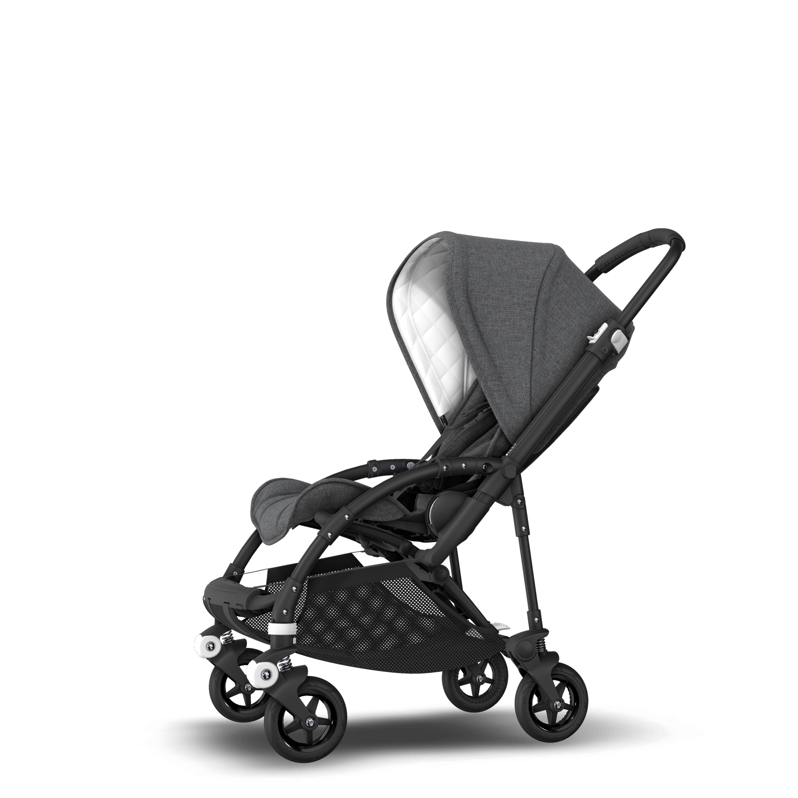 Refurbished Bugaboo Bee5 Classic complete BLACK/GREY MELANGE - Thumbnail Slide 4 of 6