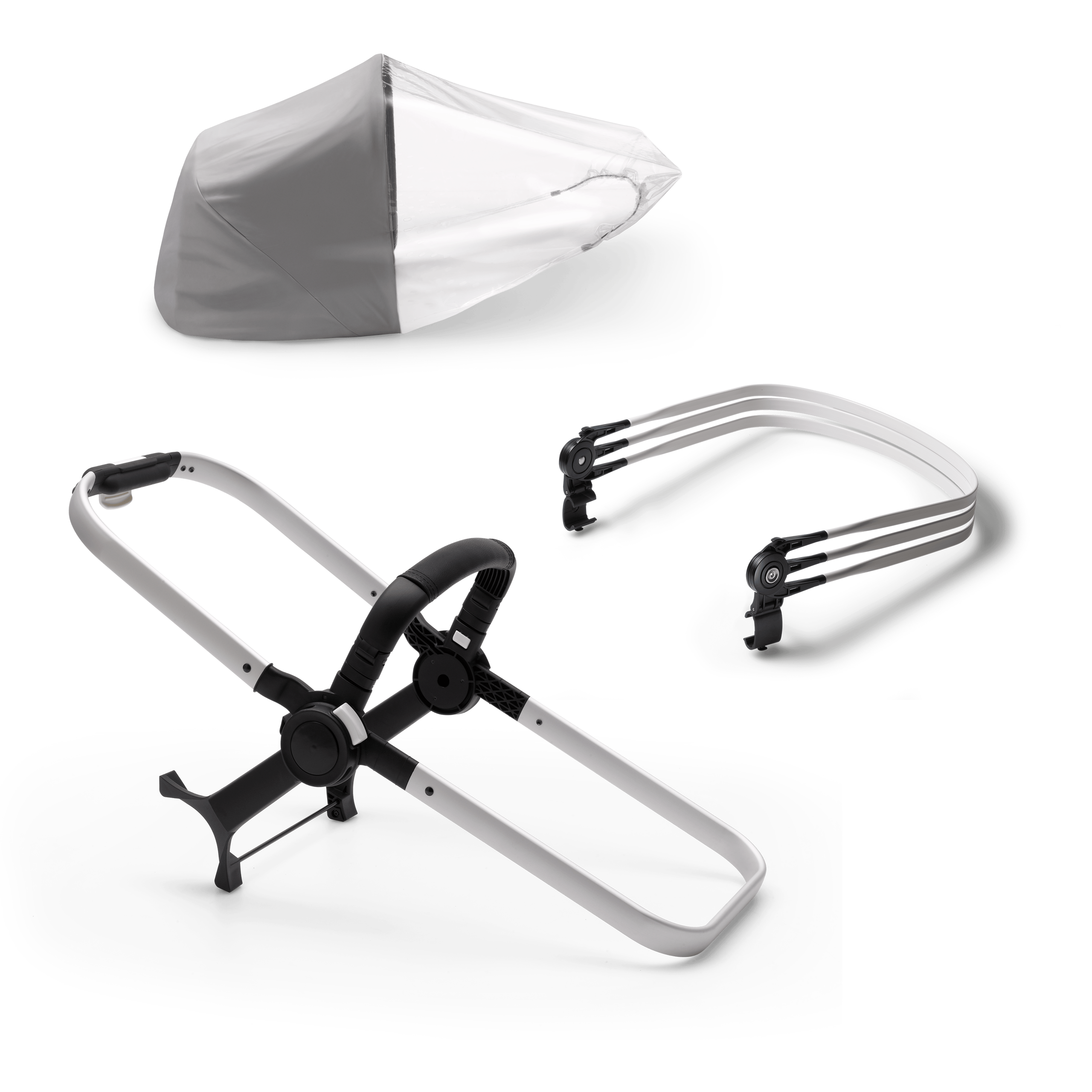 Refurbished Bugaboo donkey3 duo extension set base ALU - Thumbnail Slide 1 of 1