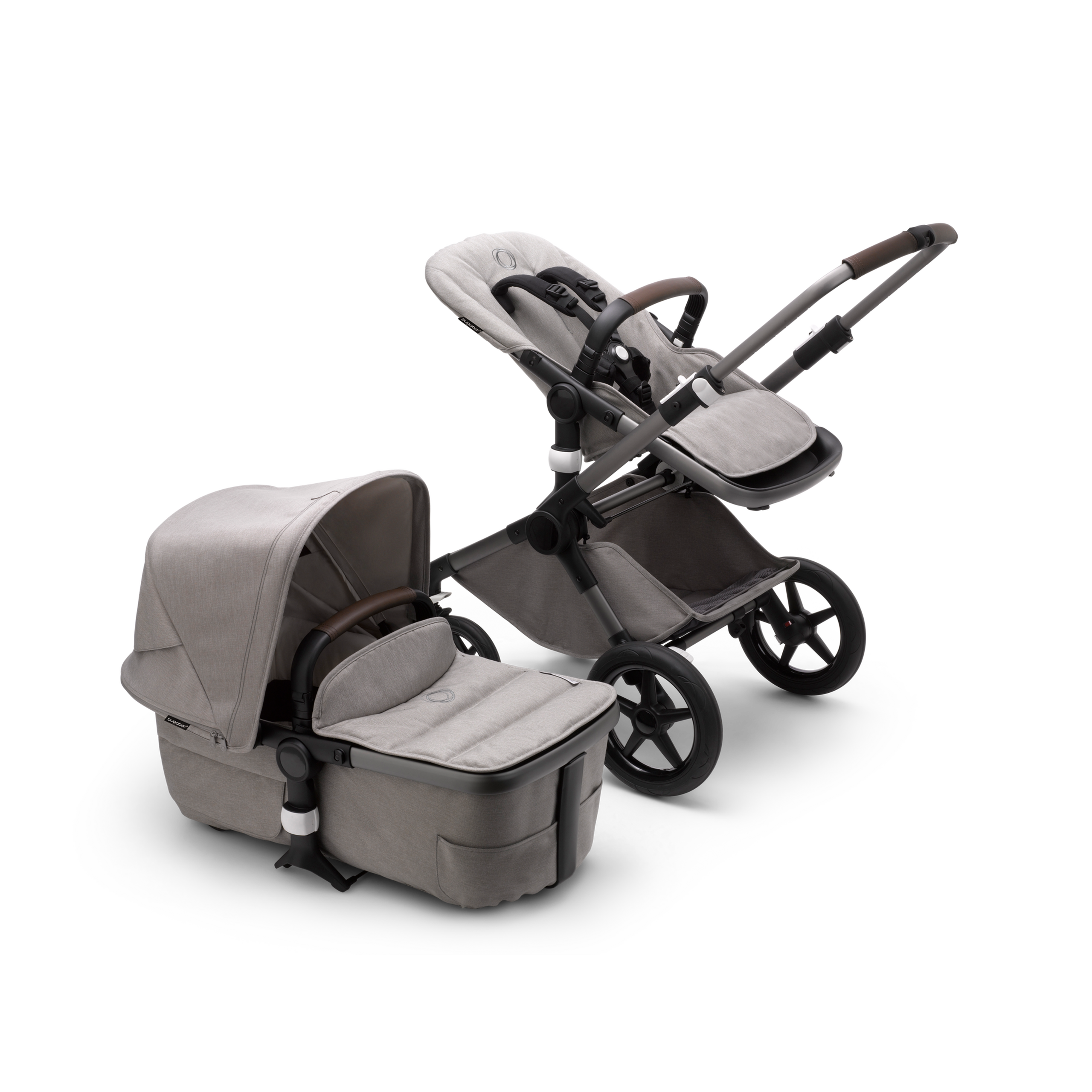 Refurbished Bugaboo Fox 3 Mineral complete GRAPHITE/LIGHT GREY - Thumbnail Slide 1 van 11