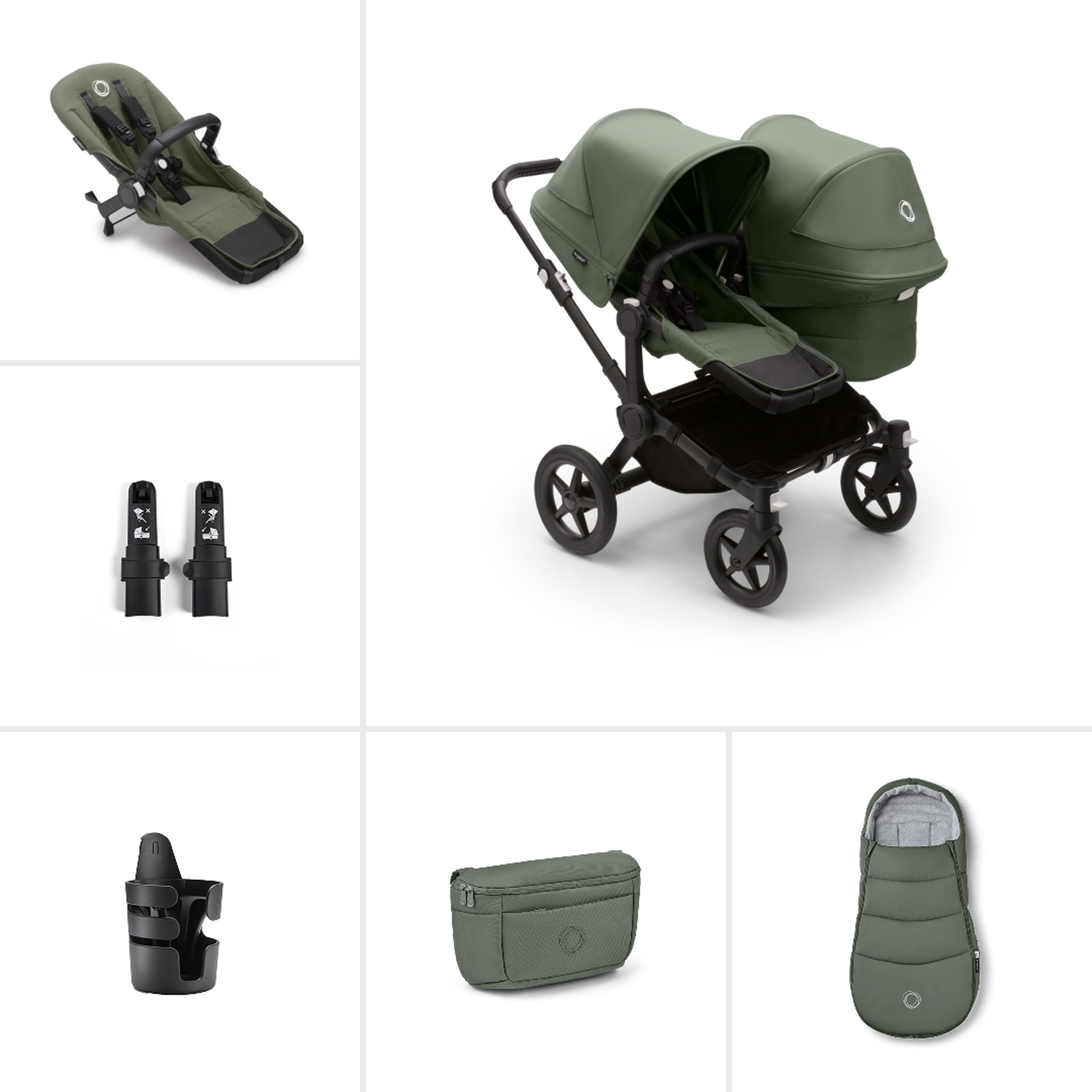 Bugaboo Donkey 5 Duo Essential stroller bundle - Main Modal Image Slide 1 of 6