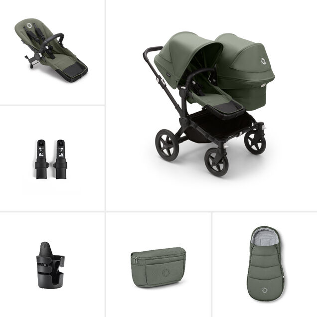 Bugaboo Donkey 5 Duo Essential stroller bundle - Main Image Slide 1 of 6