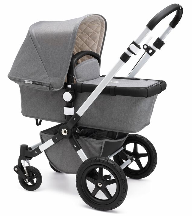 Bugaboo Cameleon3 Classic+ carrycot fabric AU GREY MELANGE - Main Image Slide 1 of 1