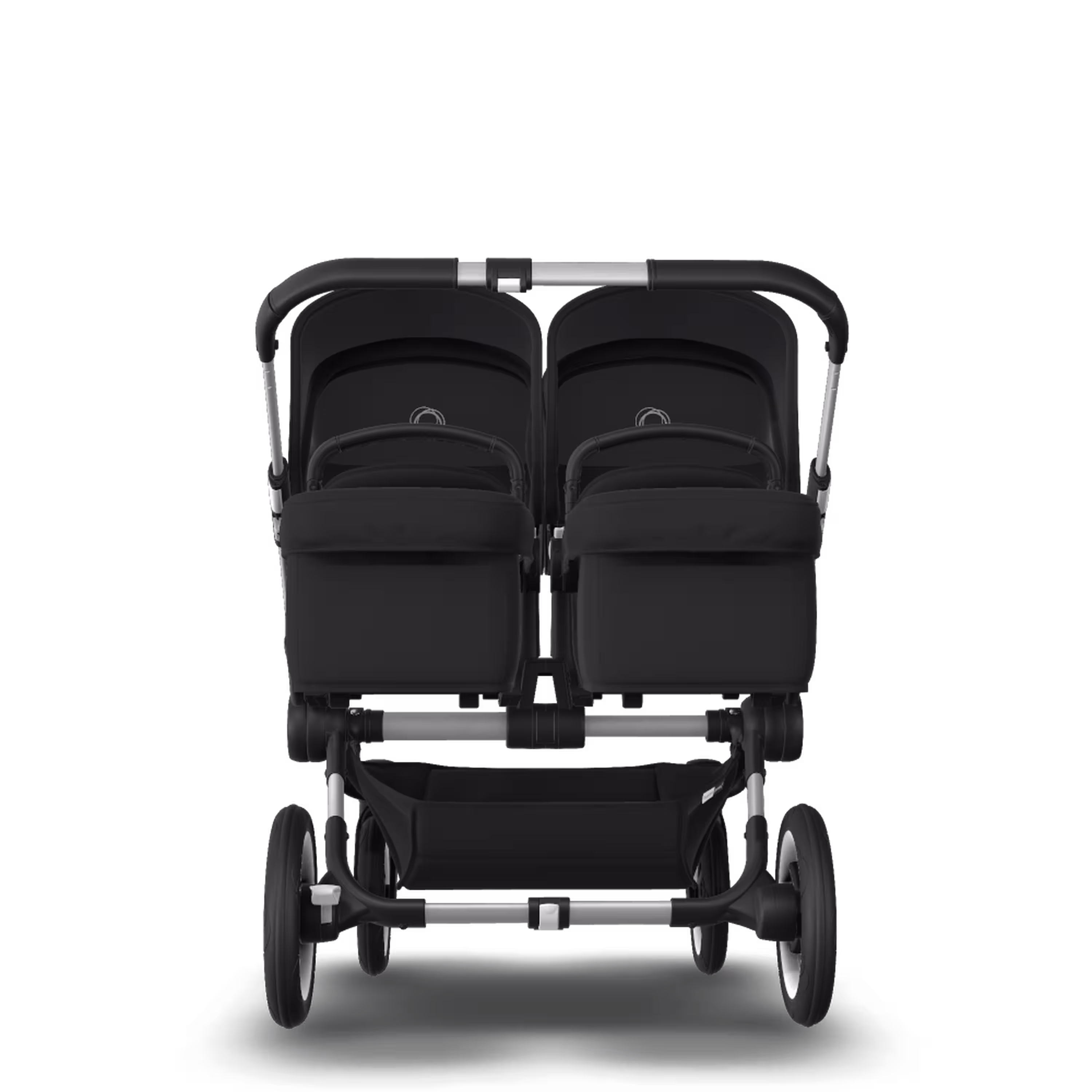 Bugaboo Donkey 3 Twin travel system black sun canopy, black fabrics, aluminium base - Main Modal Image Slide 11 of 15