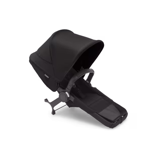 Bugaboo Donkey 5 Duo extension complete RW fabric NA MIDNIGHT BLACK-MIDNIGHT BLACK - Main Image Slide 2 of 2