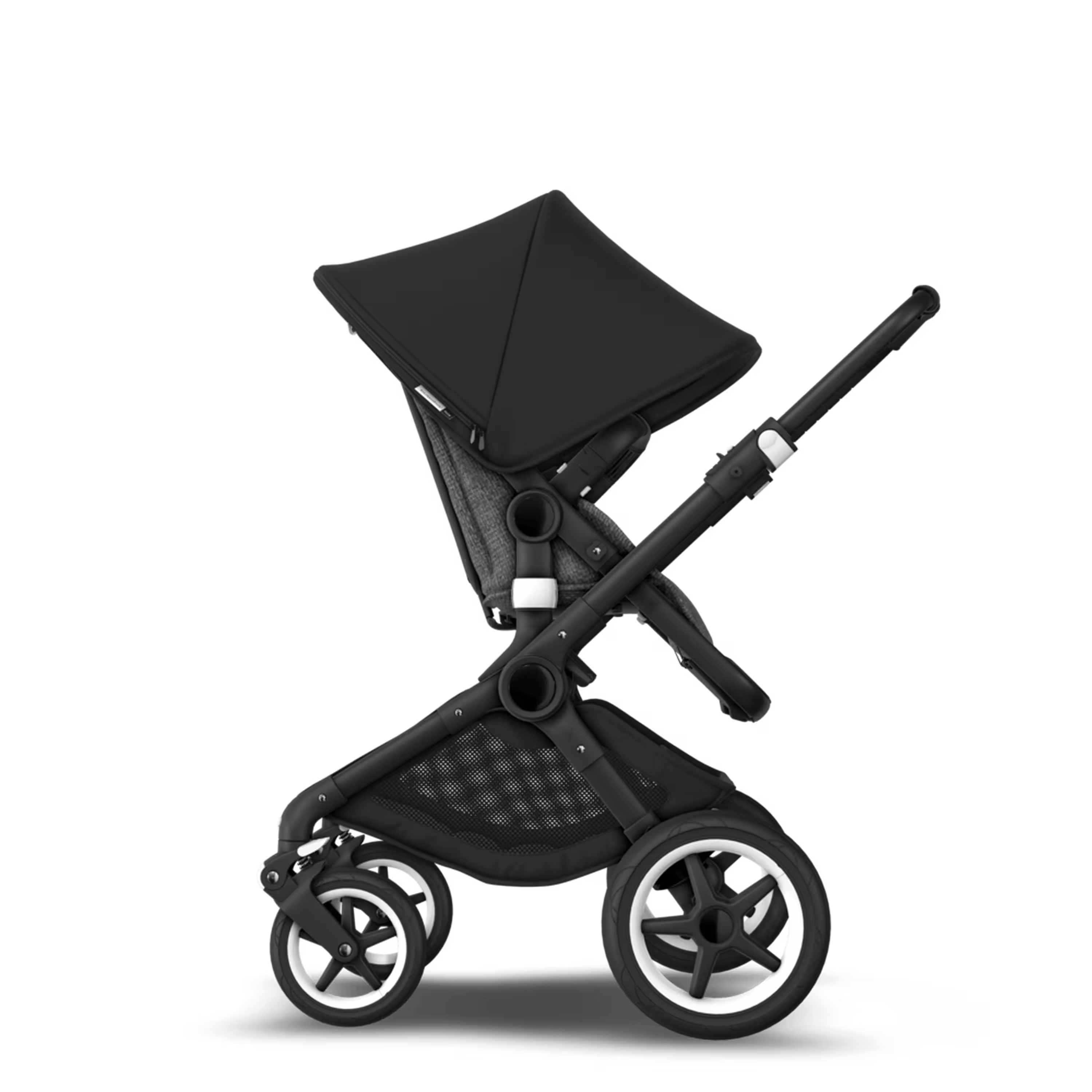 Refurbished Bugaboo Fox complete UK BLACK/GREY MELANGE-GREY MELANGE - Main Modal Image Slide 2 of 2