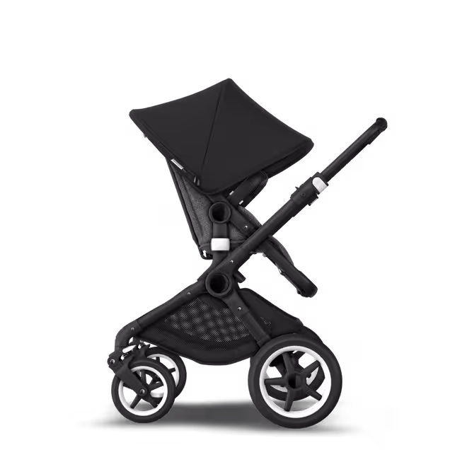 Refurbished Bugaboo Fox complete UK BLACK/GREY MELANGE-GREY MELANGE - Main Image Slide 2 of 2
