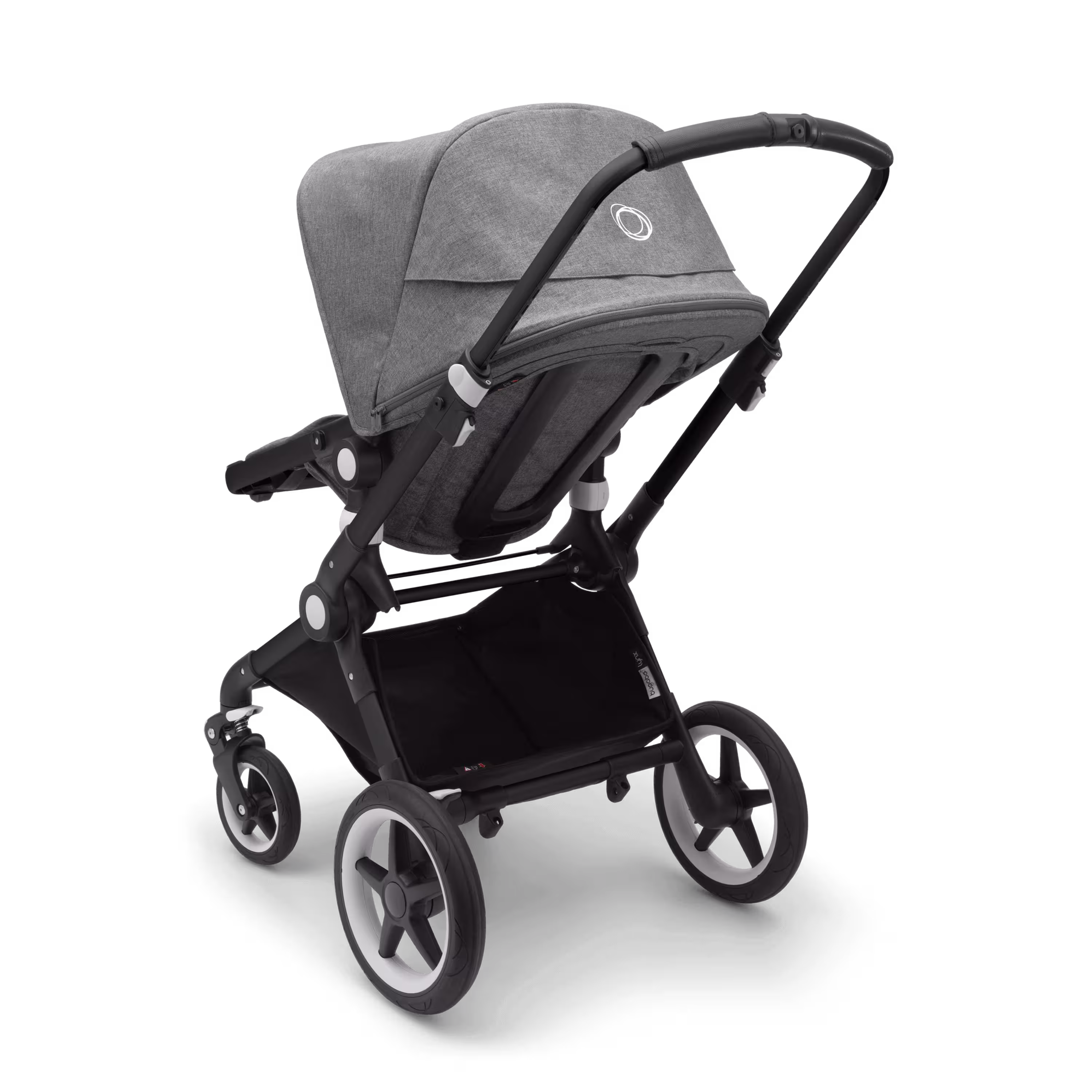 Bugaboo Lynx bassinet and seat stroller grey melange sun canopy, grey melange fabrics, black base - Main Modal Image Slide 7 of 10