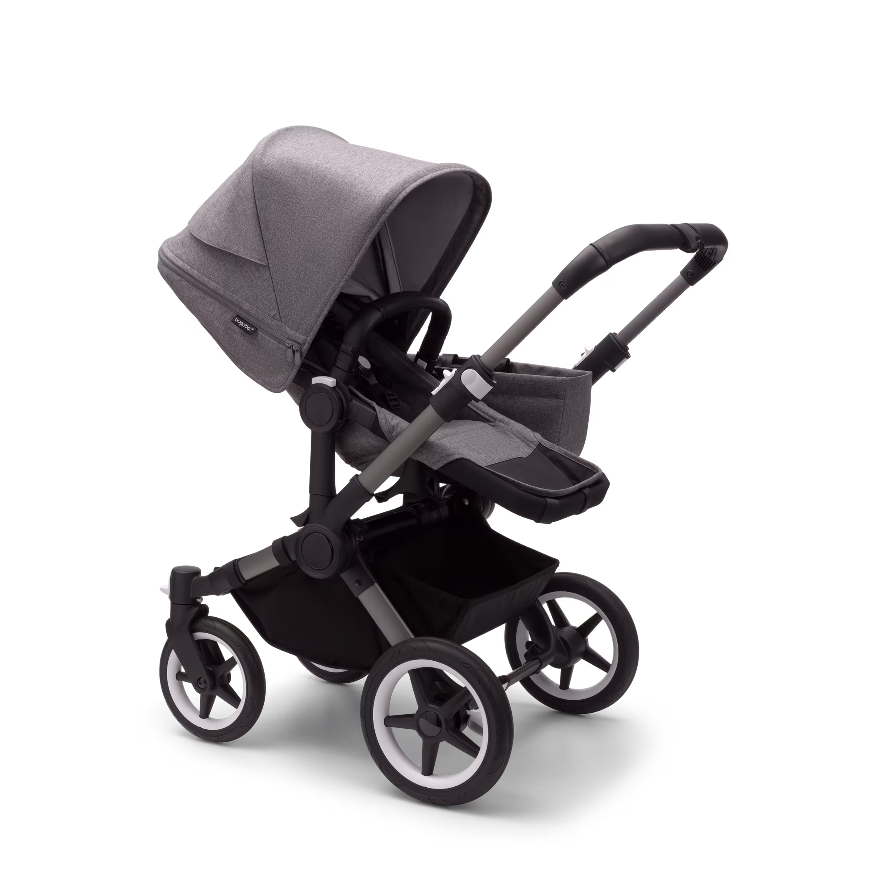 Refurbished Bugaboo Donkey 5 Mono complete UK GRAPHITE/GREY MÉLANGE-GREY MÉLANGE - Main Modal Image Slide 4 of 7