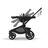 Bugaboo X Artipoppe Kangaroo Limited Edition 2-in-1 stroller black base, heritage black fabrics, bugaboo x artipoppe sun canopy - Thumbnail Slide 9 of 12