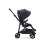 Bugaboo Bee 6 seat stroller mineral washed black sun canopy, mineral washed black fabrics, black base