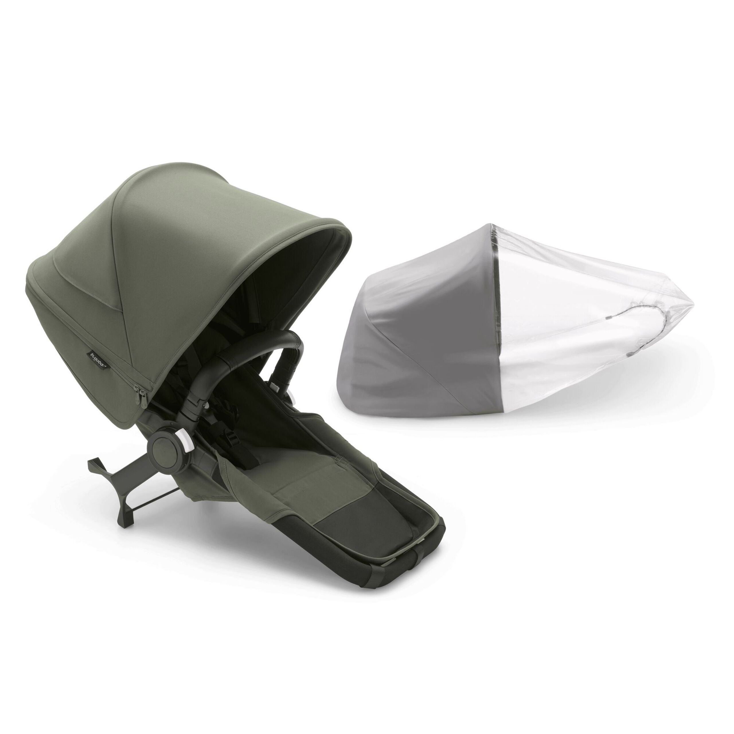 Refurbished Bugaboo Donkey 5 Duo extension complete FOREST GREEN -FOREST GREEN - Thumbnail Slide 2 van 2