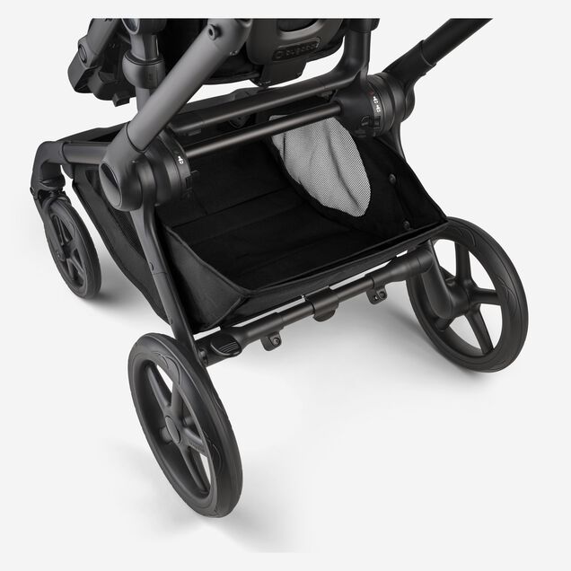 Bugaboo Kangaroo tandem stroller black base, forest green fabrics, forest green sun canopy test - Main Image Slide 14 of 18