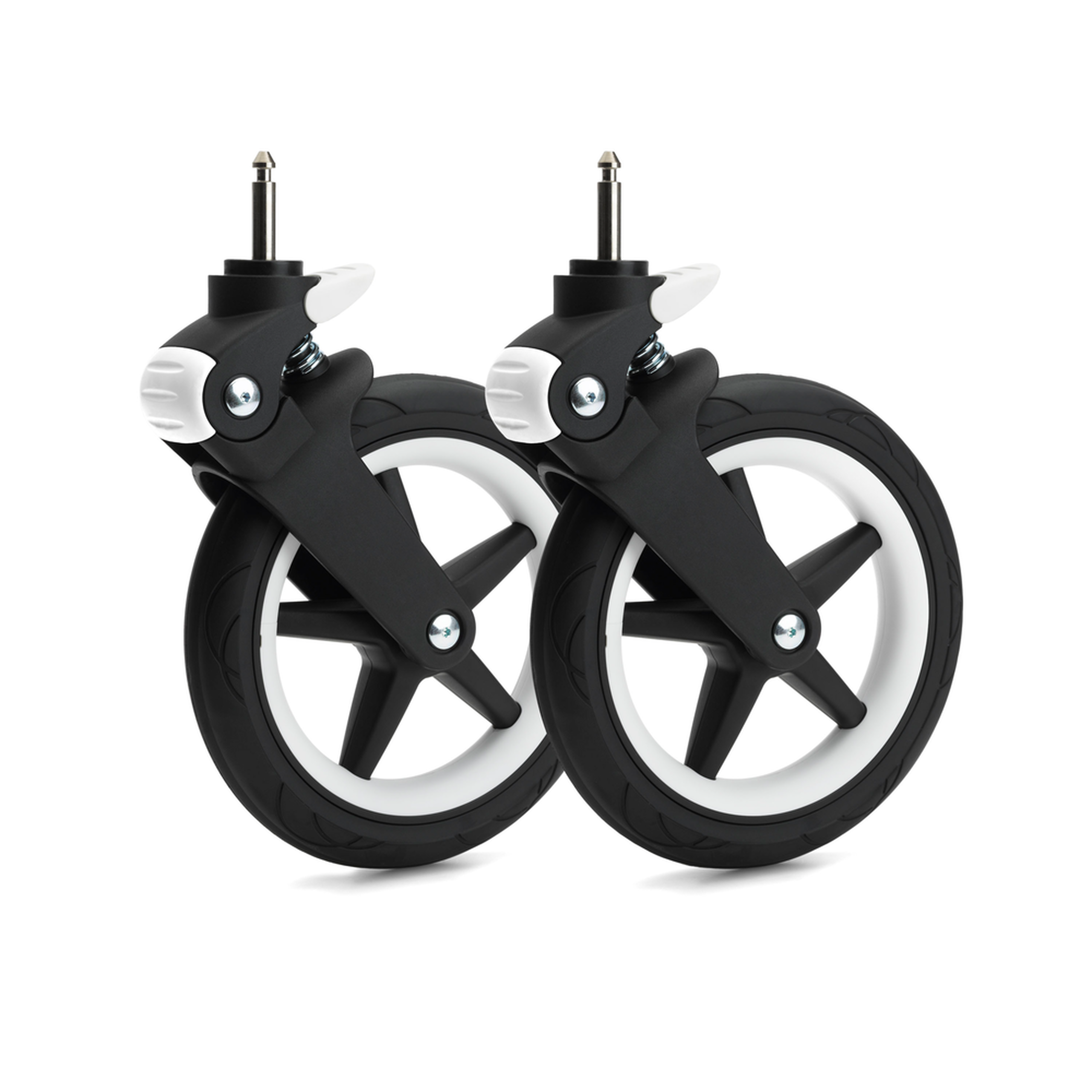 Refurbished Bugaboo fox wheel caps WHITE - Thumbnail Slide 2 of 2
