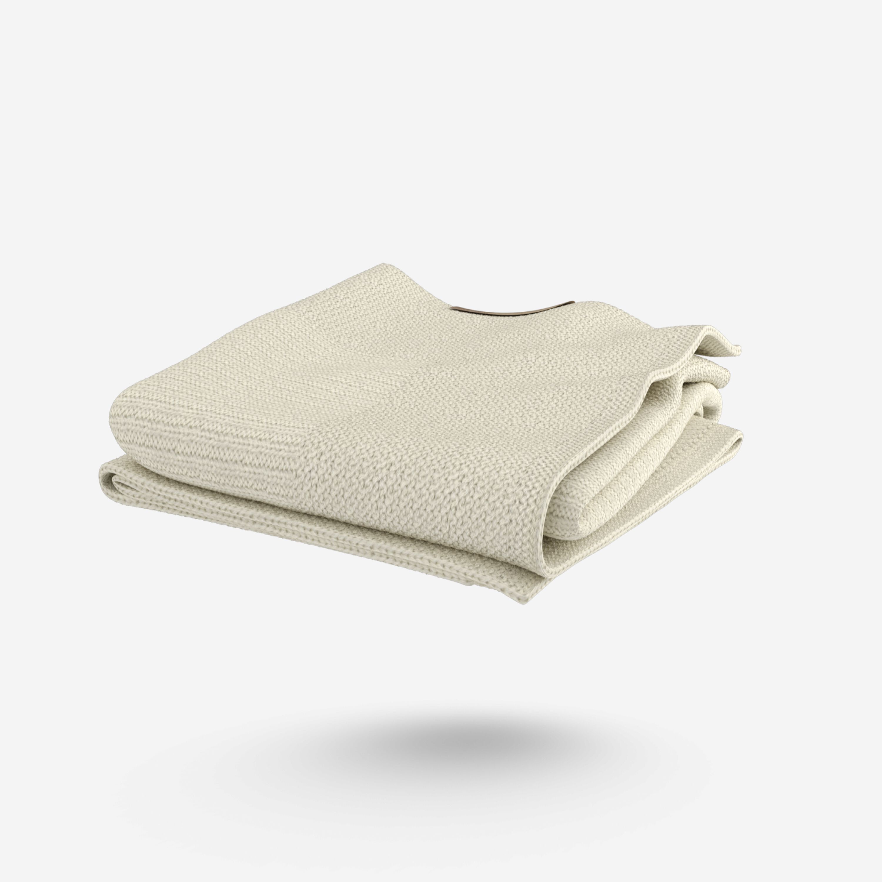 Bugaboo Soft Wool Blanket OFF WHITE MELANGE - Main Modal Image Slide 5 of 9