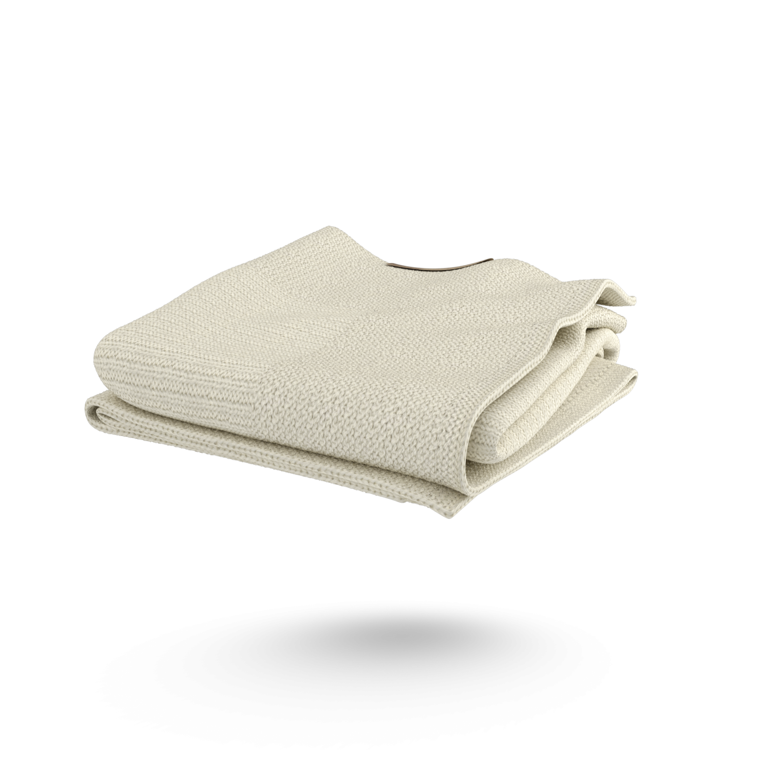 Bugaboo Soft Wool Blanket OFF WHITE MELANGE - Thumbnail Slide 5 of 9
