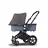 Bugaboo Cameleon3 Plus grey melange sun canopy, blue melange fabrics, black base - Thumbnail Slide 2 of 6
