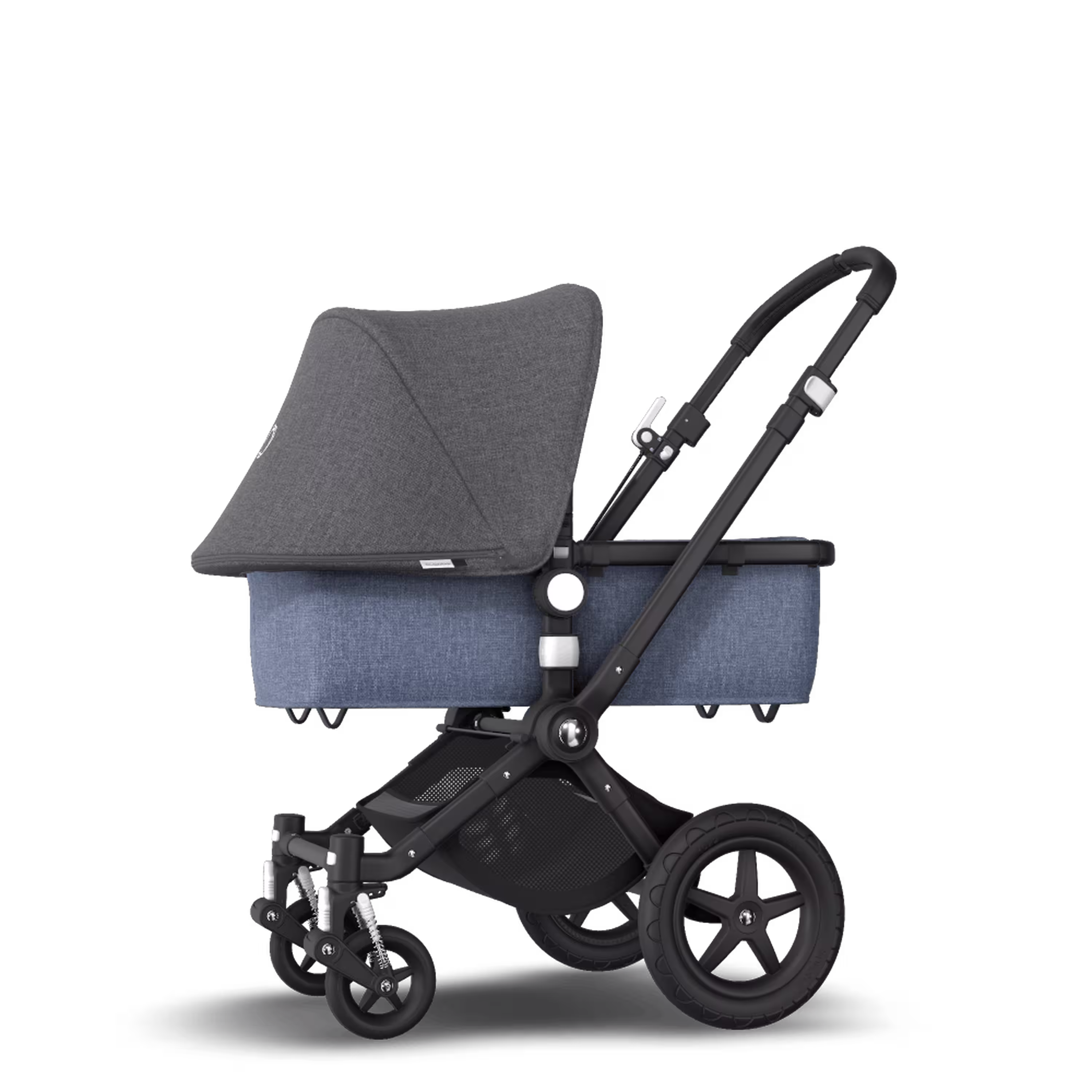 Bugaboo Cameleon3 Plus grey melange sun canopy, blue melange fabrics, black base - Main Modal Image Slide 2 of 6