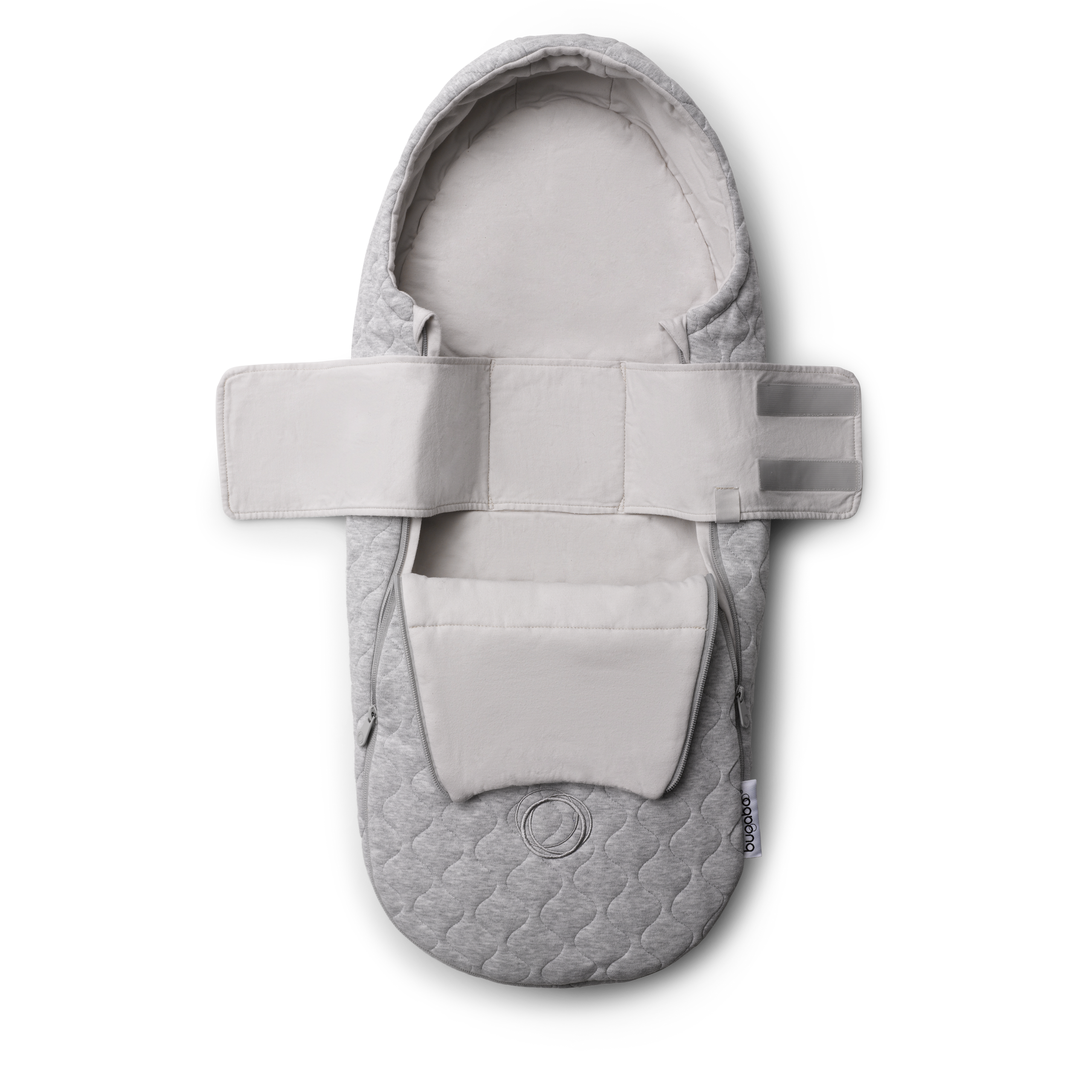 Bugaboo newborn inlay LIGHT GREY MELANGE - Thumbnail Slide 4 of 5