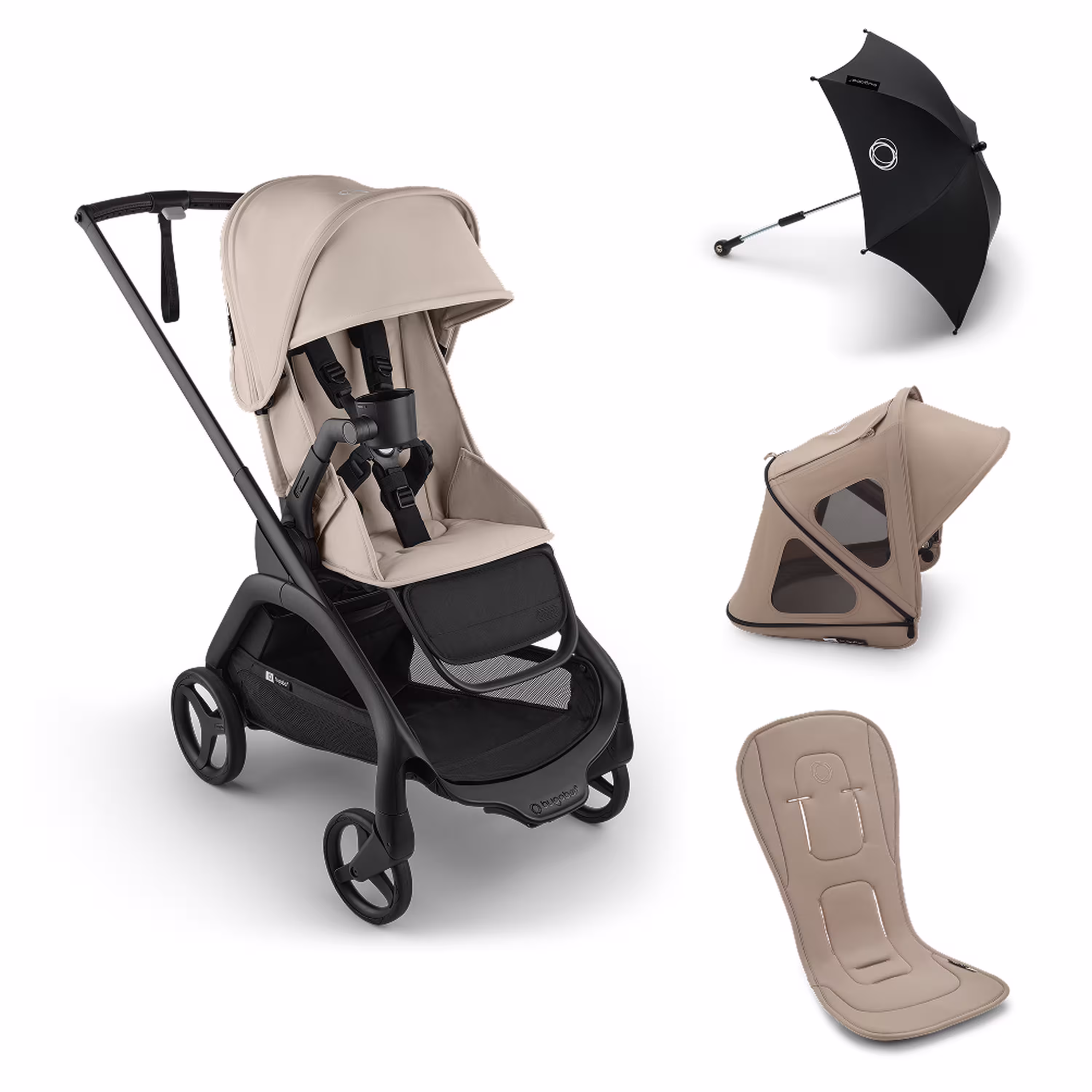 Bugaboo Dragonfly Plus Seat Stroller Warm Weather Bundle - Main Modal Image Slide 1 of 5