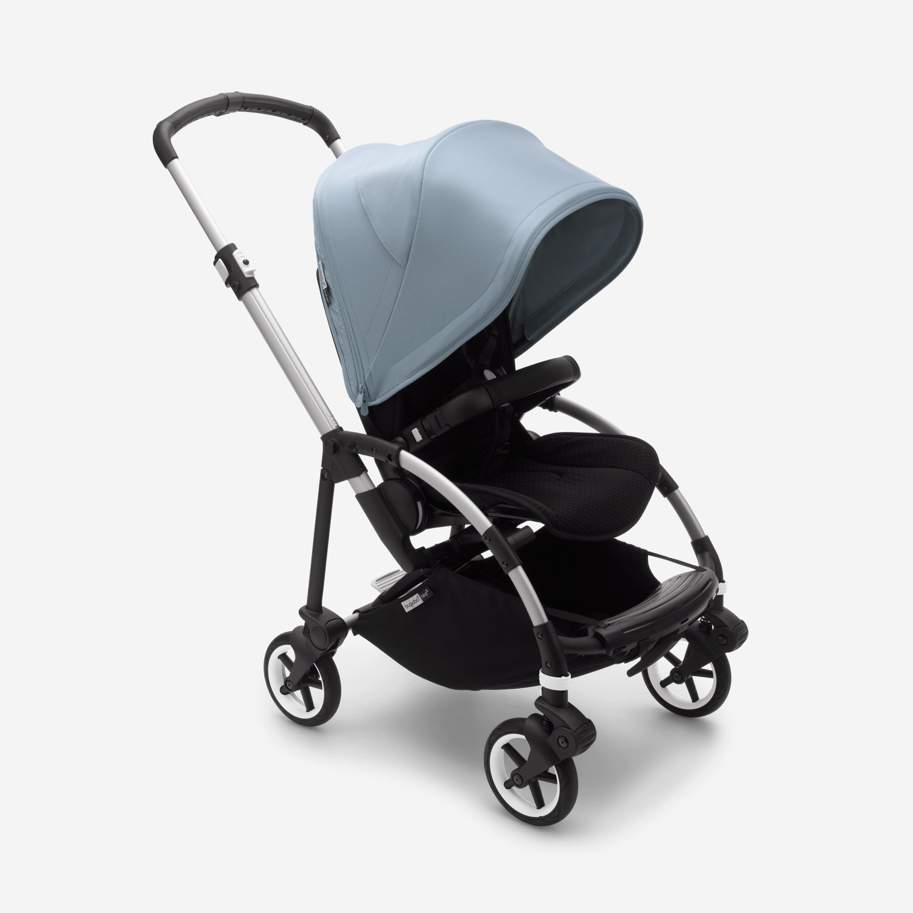 Bugaboo Bee 6 seat stroller vapor blue sun canopy, black fabrics, aluminium base - Main Modal Image Slide 1 of 2